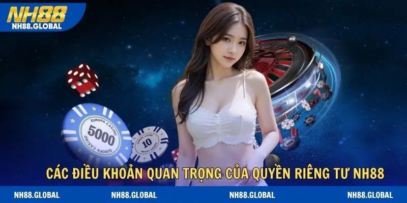 Quy định then chốt trong chính sách quyền riêng tư NH88
